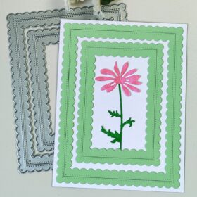 Lace Rectangular Frame Metal Cutting Dies