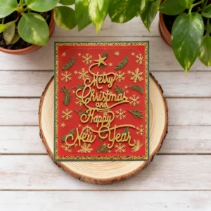 Sumflying Christmas Stars Letters Metal Cutting Dies 3