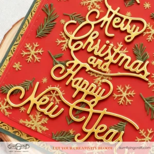 Sumflying Christmas Stars Letters Metal Cutting Dies 7