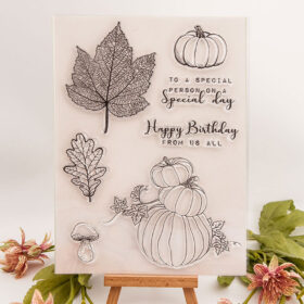 Pumpkin Leaves Clear Stamp Set