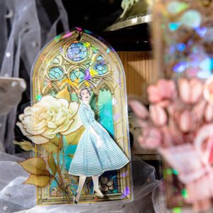 glazed window series vintage glass window pet stickers b2 2500x