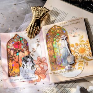 glazed window series vintage glass window pet stickers b 2500x