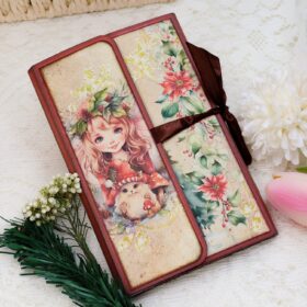 Christmas Fairies Mini Album Handmade Booklet Craft Kit
