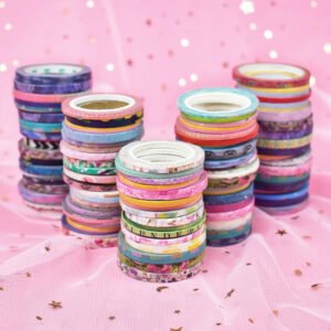 100 Rolls of Assorted Irregular Decorative Border Tape