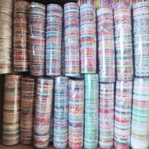 100 rolls of assorted irregular decorative border tape b1