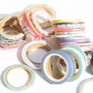 100 rolls of assorted irregular decorative border tape b3