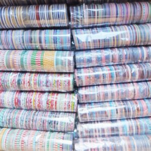 100 rolls of assorted irregular decorative border tape b5