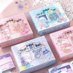 120-Piece Girly Cartoon Theme Scrapbook Kit