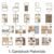 1. Cardstock Materials (17 pcs/pack)