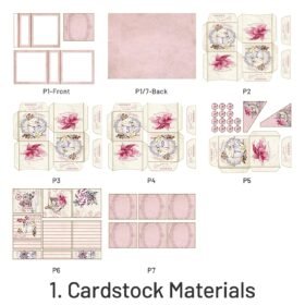 1. Cardstock Materials (7 pcs/pack)