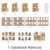 1. Cardstock Materials (12 pcs/pack)
