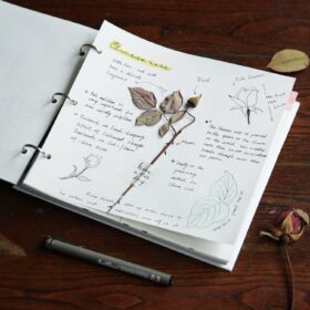 Checkered Hand-Painted Handbook - 9.5" × 8.6"