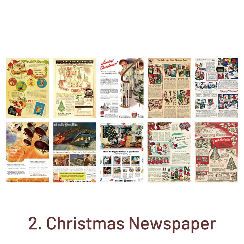 1christmas memory vintage kraft scrapbook paper gift wrapping decoration sku 2