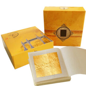 24K Pure Gold Paste Square Gold Leaf Sheets