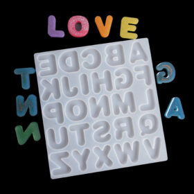 26-Letter Silicone Alphabet Molds