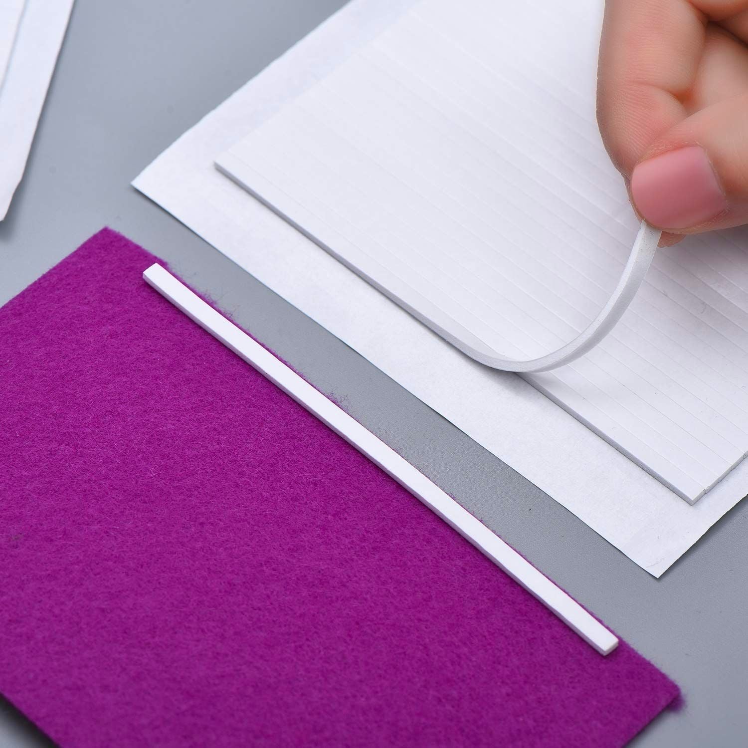 3D Hexagonal Double Sided Foam Sticky Pads Foam Strip Tape Premium Craft Supplies Tools2 2000