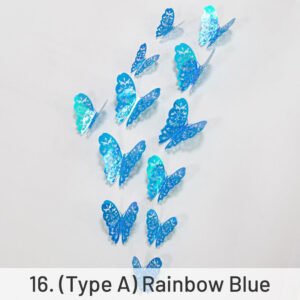3d hollow butterfly paper decoration sku 16