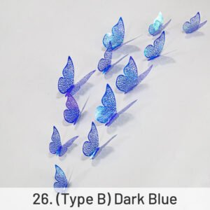 3d hollow butterfly paper decoration sku 26