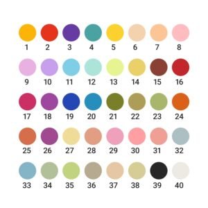 40 colors ld dewdrop ink pad color1