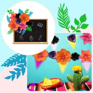 8 Sheets Halloween Flower Cardstock Paper 4 e492a42f 6364 4a3c acba 821e0807bfba