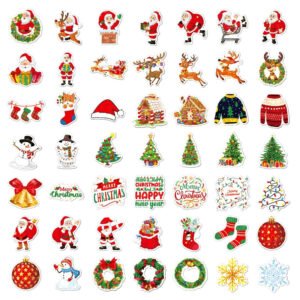 5christmas holographic hot stamping vinyl stickers41 c