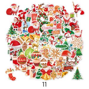 5christmas holographic hot stamping vinyl stickers41 sku 11