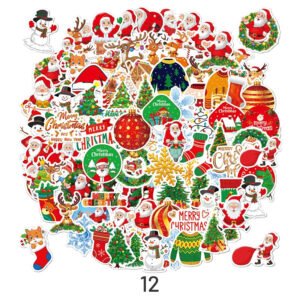 5christmas holographic hot stamping vinyl stickers41 sku 12