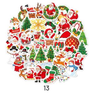 5christmas holographic hot stamping vinyl stickers41 sku 13
