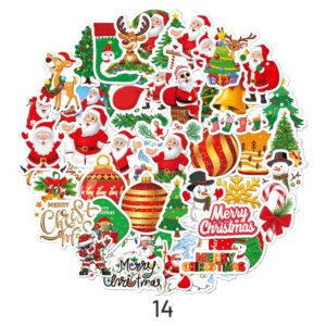 5christmas holographic hot stamping vinyl stickers41 sku 14