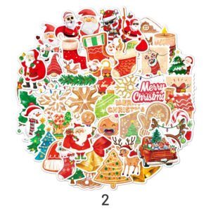 5christmas holographic hot stamping vinyl stickers41 sku 2