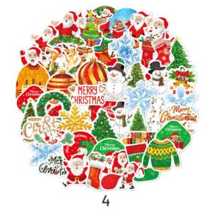 5christmas holographic hot stamping vinyl stickers41 sku 4