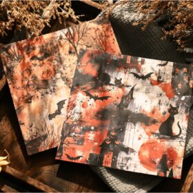 12 Pieces  Halloween Square Paper Pad