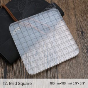 Acrylic Stamping Block with Positioning Tool12 2000