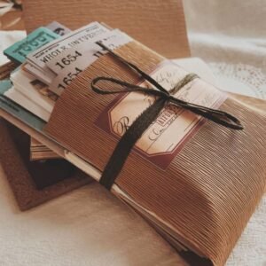 Celestial Whimsy Ephemera Kit for Collages & Crafts - Lunar Tickets, Earth Notepads, Map Stickers (205 Pcs)