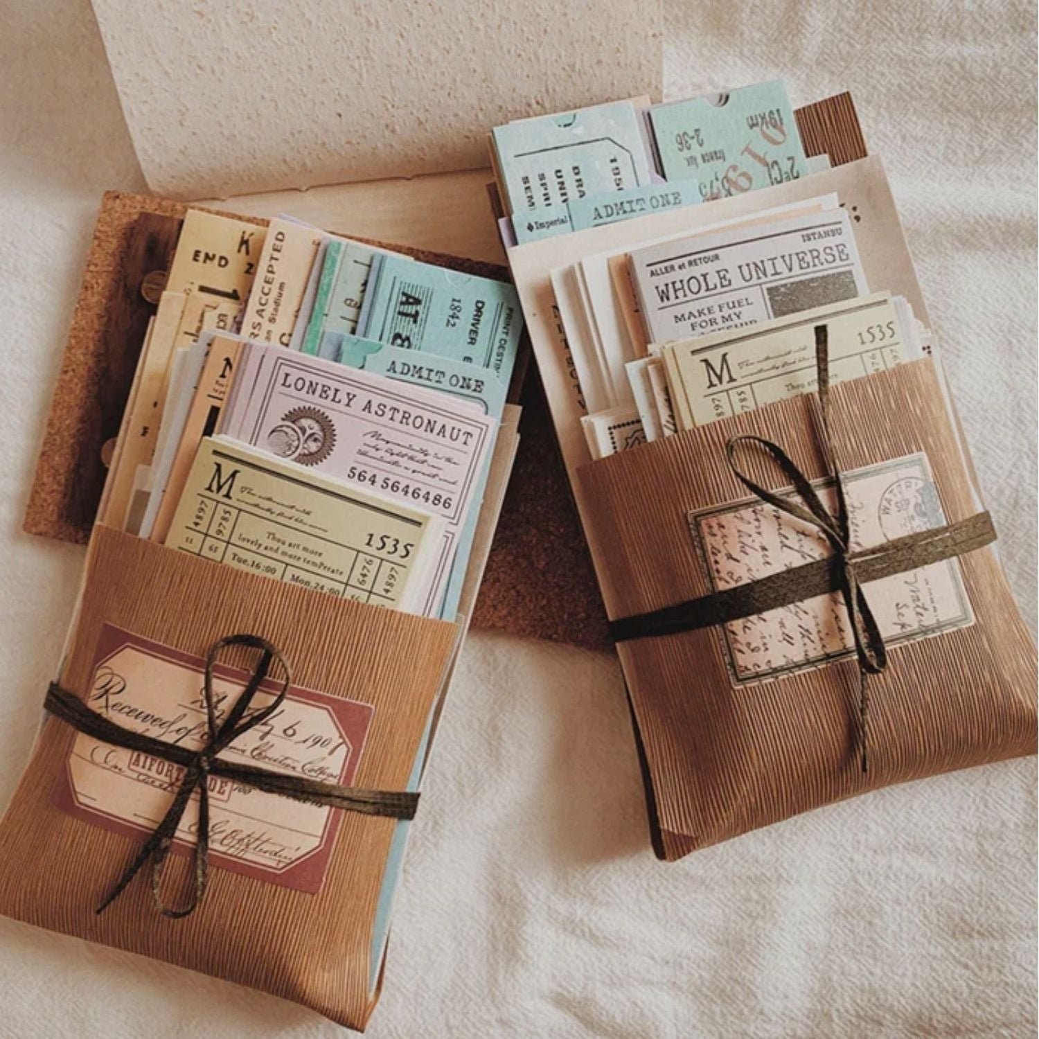 Celestial Whimsy Ephemera Kit for Collages Crafts Lunar Tickets Earth Notepads Map Stickers 205 Pcs 5 2000