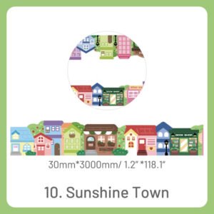 Cute Cartoon Landscaping Washi Tape Cute Cartoon Landscaping Washi Tape10 2000