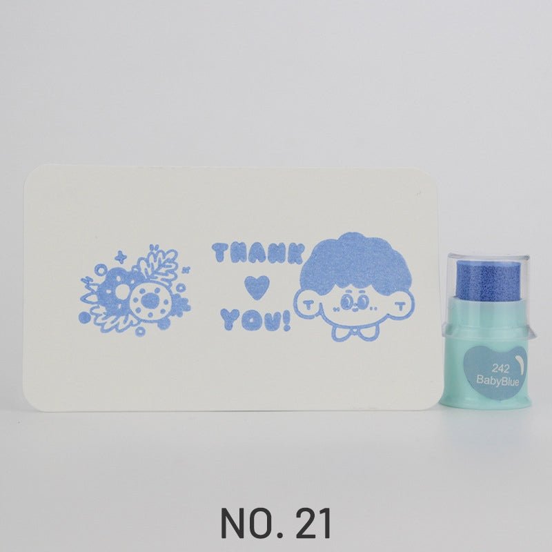 Cute_Finger_Cot_Stamping_Ink_Pad__35_Colors_21_2000 Cute Finger Cot Stamping Ink Pad 35 Colors 21 2000