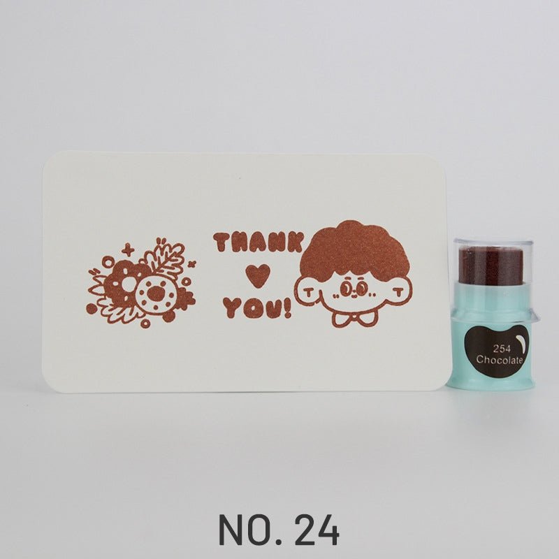 Cute_Finger_Cot_Stamping_Ink_Pad__35_Colors_24_2000 Cute Finger Cot Stamping Ink Pad 35 Colors 24 2000