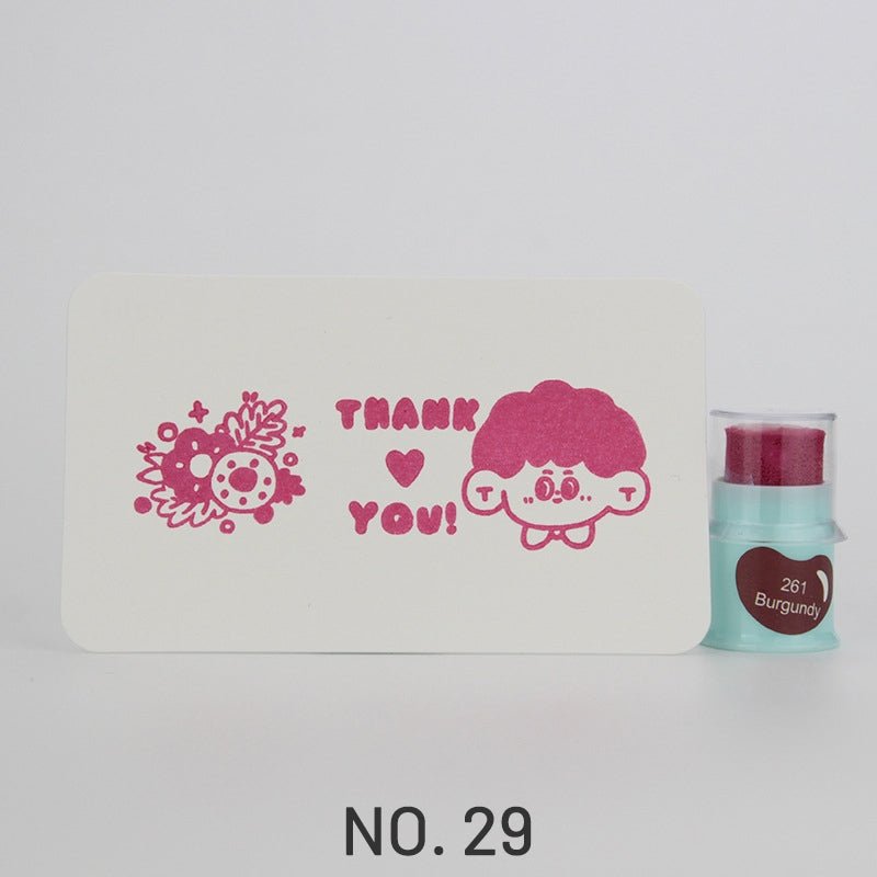 Cute_Finger_Cot_Stamping_Ink_Pad__35_Colors_29_2000 Cute Finger Cot Stamping Ink Pad 35 Colors 29 2000