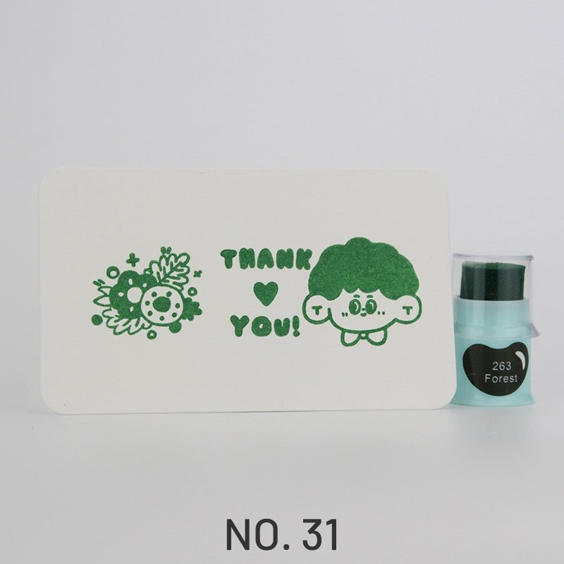 Cute_Finger_Cot_Stamping_Ink_Pad__35_Colors_31_2000 Cute Finger Cot Stamping Ink Pad 35 Colors 31 2000