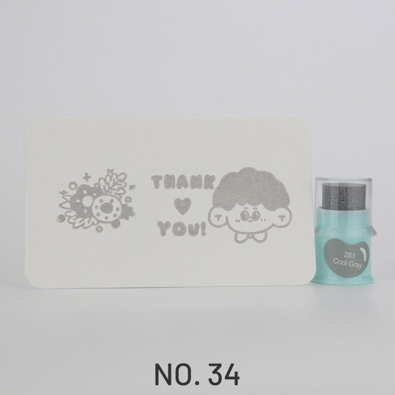 Cute_Finger_Cot_Stamping_Ink_Pad__35_Colors_34_2000 Cute Finger Cot Stamping Ink Pad 35 Colors 34 2000