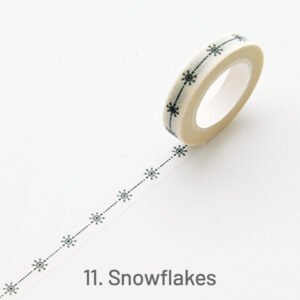 Cute Simple Patterns Skinny Washi Tape11 2000