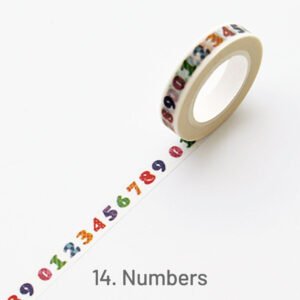 Cute Simple Patterns Skinny Washi Tape14 2000
