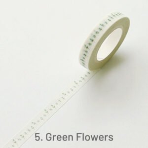 Cute Simple Patterns Skinny Washi Tape5 2000