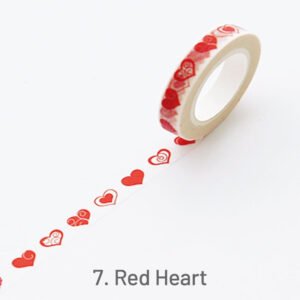 Cute Simple Patterns Skinny Washi Tape7 2000