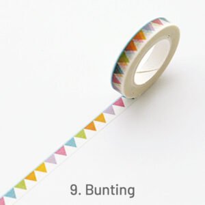 Cute Simple Patterns Skinny Washi Tape9 2000