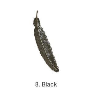 Refreshing Leaves Plant Sticky Note Pad8. Black 2000