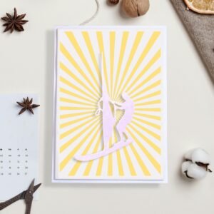 Sumflying Beach Sailing Surfing Cutting Dies Scrapbooking Die-Cuts