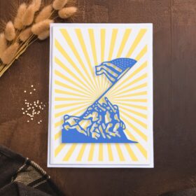 Sumflying Raising Flag Cutting Dies Scrapbooking Die-Cuts