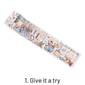 a bear series cartoon washi tape set sku 1